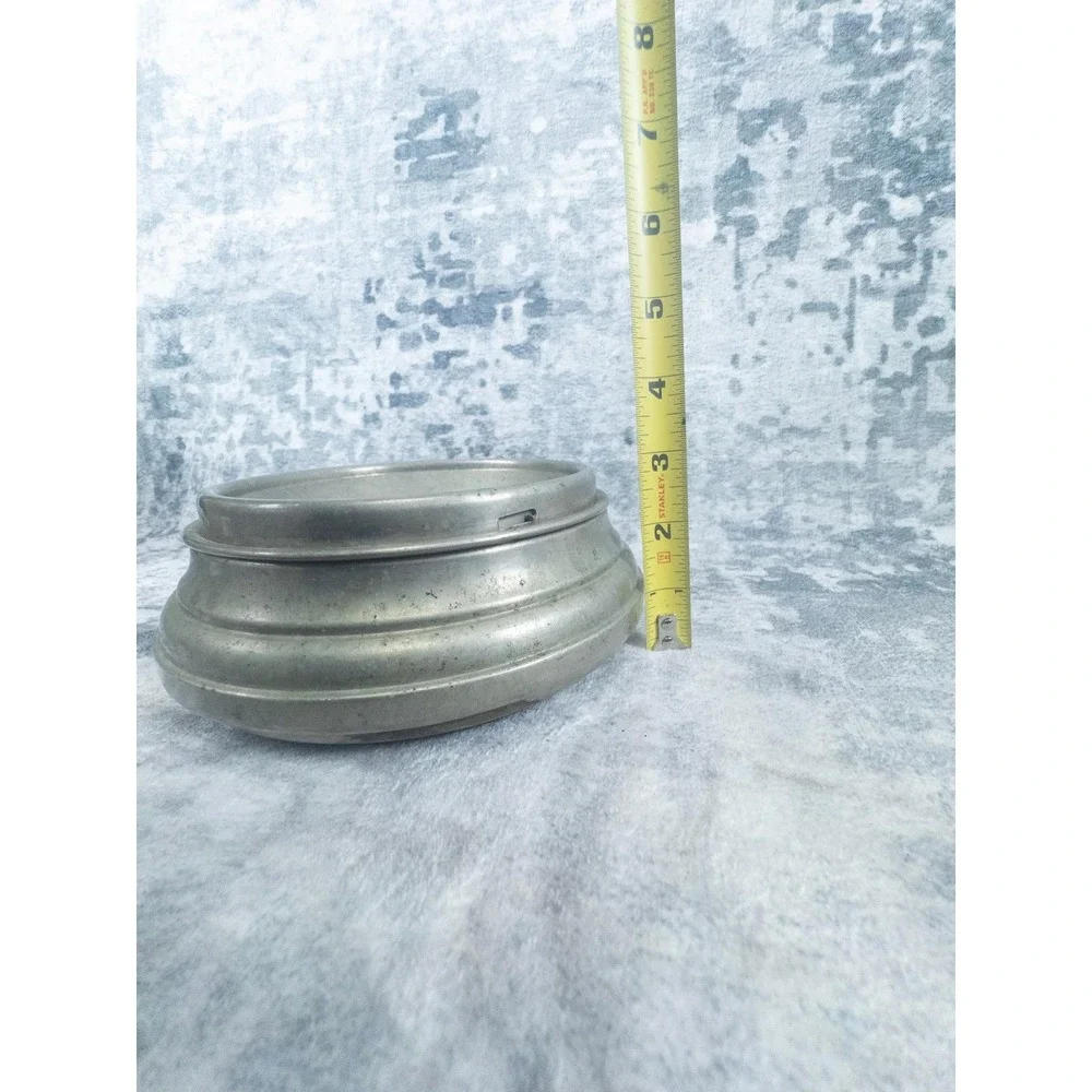 Vtg‎ Pullman Palace Car Company Spittoon Nickel Plate Copper Railroad Decor